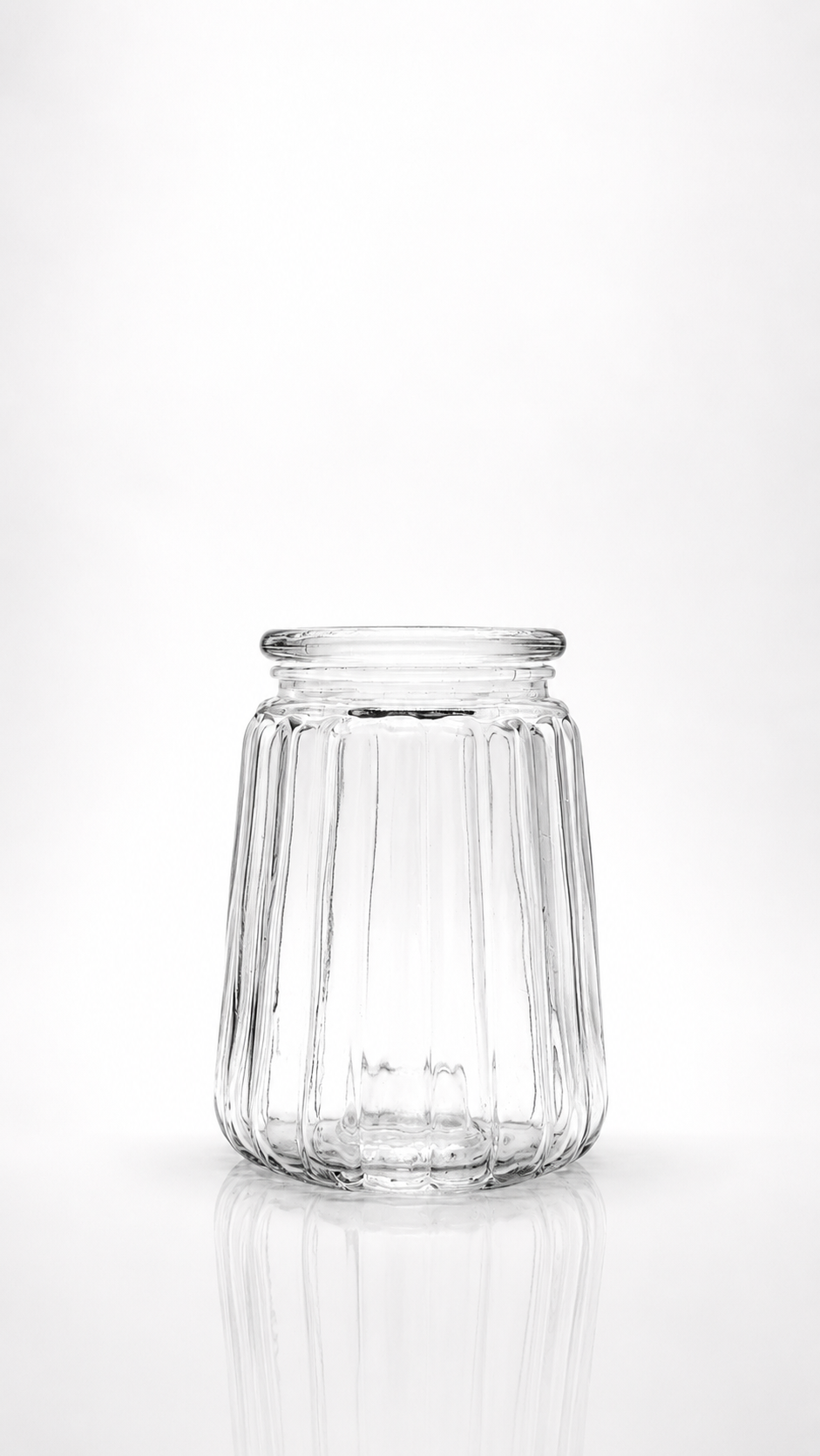Reeded Cone Vase